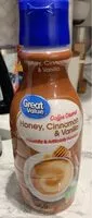 Mängden socker i Honey cinnamon vanilla creamer