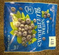 Mängden socker i Natural Blueberries