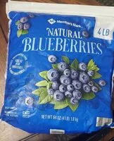 Mängden socker i Natural Blueberries