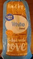Mängden socker i Great value, white round top bread