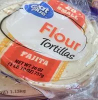 Mängden socker i Flour Tortillas