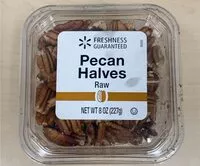Mängden socker i Pecan Halves Raw