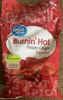 Mängden socker i Burnin’ Hot Flavored Potato Chips
