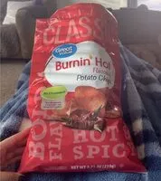 Mängden socker i Burnin hot flavored potato chips