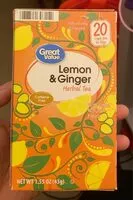 Mängden socker i Lemon and ginger tea