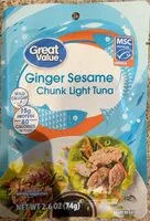 Mängden socker i Ginger Sesame Chunk Light Tuna