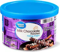 Mängden socker i Milk chocolate flavored melting wafers