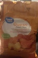 Mängden socker i queso great value chips
