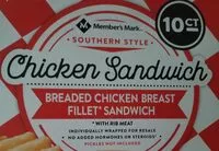 Mängden socker i Chicken southern style sandwich