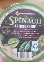 Mängden socker i Spinach artichoke dip