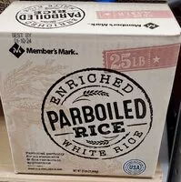 Mängden socker i Enriched parboiled rice