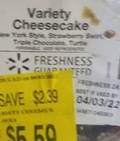 Mängden socker i Cheesecake