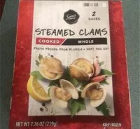 Mängden socker i Steamed Clams
