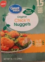 Mängden socker i Plant based Chick'n nuggets