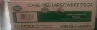 Mängden socker i Cage free large white eggs