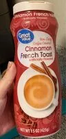 Mängden socker i Cinnamon french toast