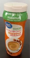 Mängden socker i Sugar free Non-Dairy Coffee Creamer Hazelnut