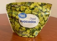 Mängden socker i Great Value Diced Avocados, 10 Oz