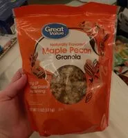 Mängden socker i Naturally Flavored Maple Pecan Granola
