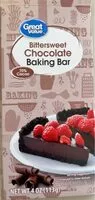 Mängden socker i Bittersweet Chocolate Baking Bar