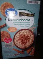 Mängden socker i Snickerdoodle Oatmeal