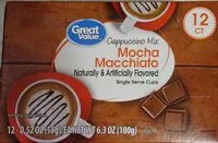 Mängden socker i Cappuccino mix mocha macchiato