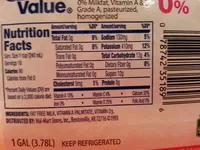 Mängden socker i Fat Free Milk