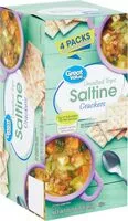 Mängden socker i Unsalted Saltine Crackers