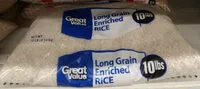 Mängden socker i Long Grain Enriched Rice