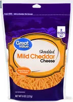 Mängden socker i Mild Cheddar Cheese