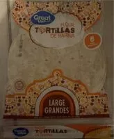 Mängden socker i Flour tortillas