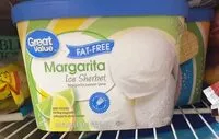 Mängden socker i Margarita ice sherbert
