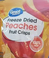 Mängden socker i Freeze dried peaches