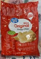 Mängden socker i Wavy original potato chips