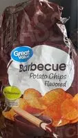 Mängden socker i Barbecue potato chips