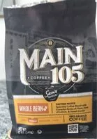Mängden socker i Main 105 coffee