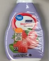 Mängden socker i Focus Strawberry Drink Enhancer