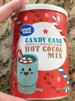 Mängden socker i Walmarts candy cane hot coco mix