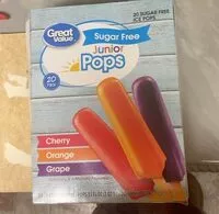 Mängden socker i Sugar free junior pops
