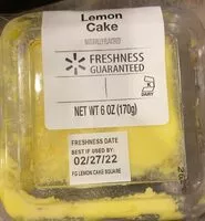 Mängden socker i Lemon cake