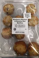 Mängden socker i Blueberry muffins & banana nut muffins