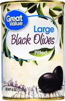 Mängden socker i Large pitted black olives