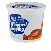Mängden socker i Whipped Topping