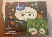 Mängden socker i Keto chocolate trail mix