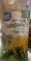 Mängden socker i Kettle Cooked Jalapeño Flavored Potato Chips
