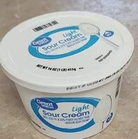 Mängden socker i Sour cream light
