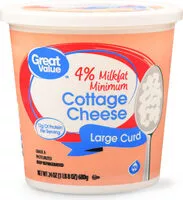 Mängden socker i Cottage Cheese Large Curd