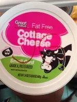 Mängden socker i Fat Free Small Curd Cottage Cheese