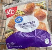 Mängden socker i Chicken thighs