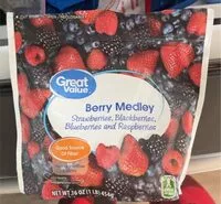 Mängden socker i Berry Medley